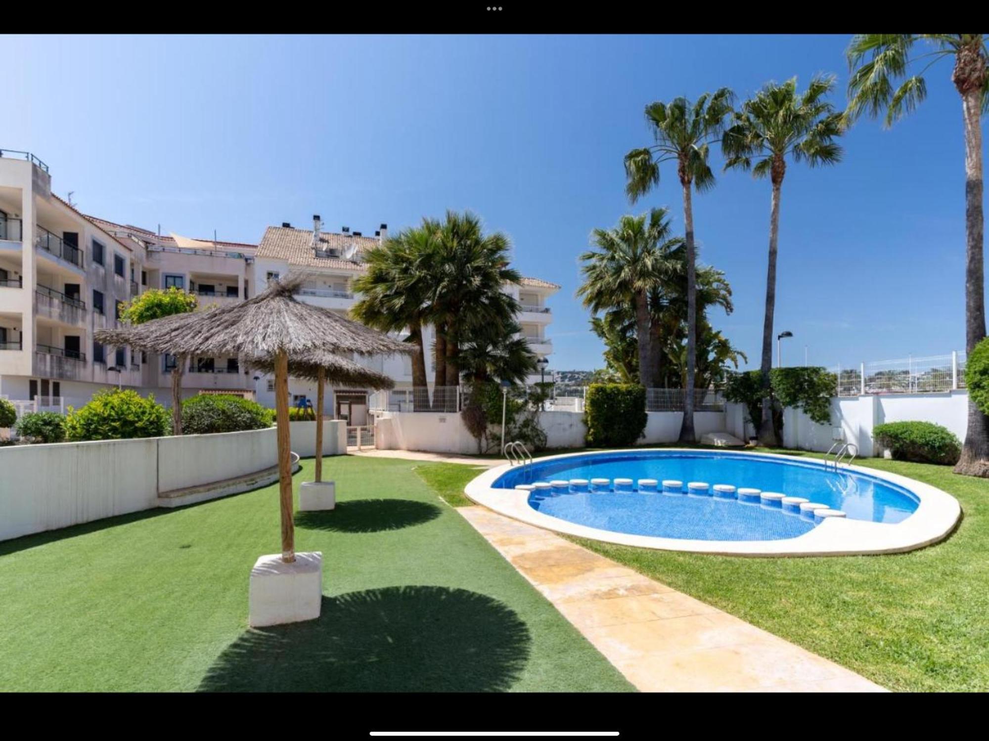 Stadscentrum Moraira Appartement El Sol De Moraira Met Zwembad Exterior photo
